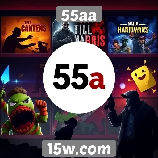 Análise da biblioteca de jogos do site 55aa