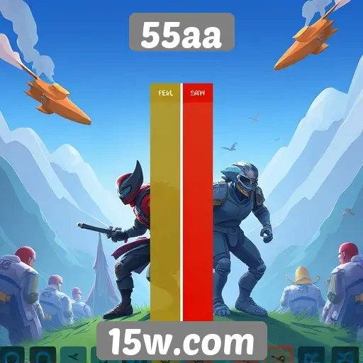 Comparativo de jogos populares em 55aa